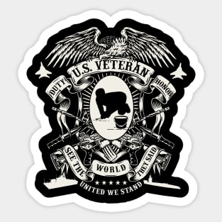 For Sam, US Veterans Sticker